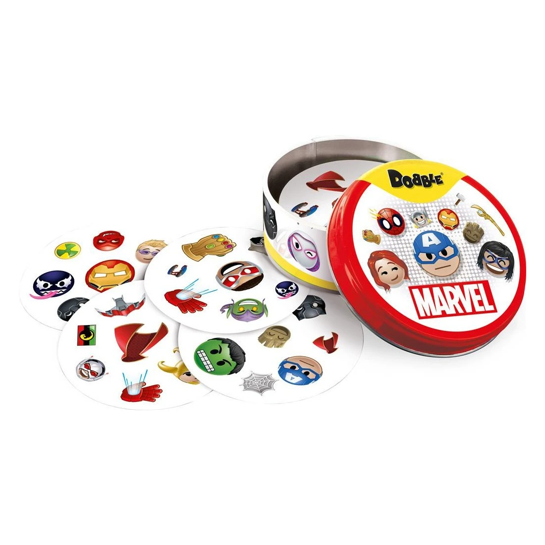 ASMODEE Dobble : Marvel Emoji - Eco Sleeve - Asmodée 4 ASMODEE Dobble : Marvel Emoji - Eco Sleeve - Asmodée – Image 2