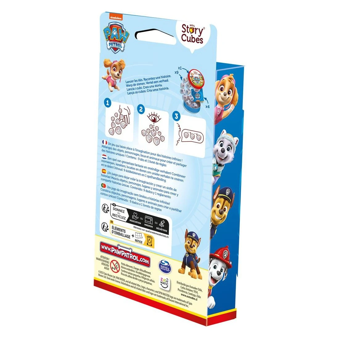 ASMODEE Rory's Story Cubes Pat' Patrouille - Blister éco - Asmodée 4 ASMODEE Rory's Story Cubes Pat' Patrouille - Blister éco - Asmodée – Image 2