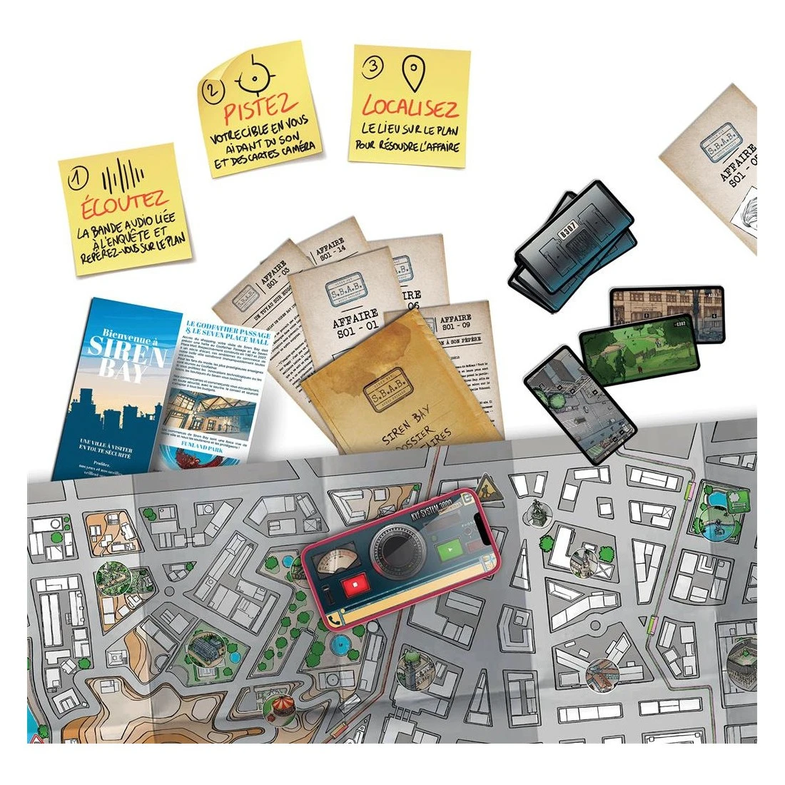 ASMODEE Tracks Jeu D'enquêtes En Immersion Sonore - Asmodée 4 ASMODEE Tracks Jeu D'enquêtes En Immersion Sonore - Asmodée – Image 2