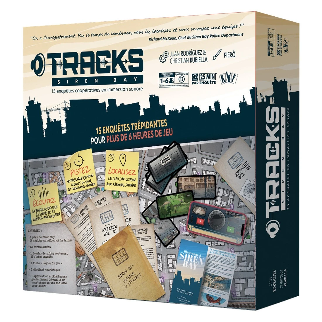 ASMODEE Tracks Jeu D'enquêtes En Immersion Sonore - Asmodée 6 ASMODEE Tracks Jeu D'enquêtes En Immersion Sonore - Asmodée – Image 4