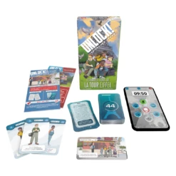 ASMODEE Unlock ! Escape Geeks Le Jeu - Echappez Vous De La Tour Eiffel - Asmodée