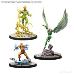 Marvel Crisis Protocol: Electro & Sandman & Shocker & Vulture - Atomic Mass Games -Les Amis Ludiques Soldes atomic mass games marvel crisis protocol electro sandman shocker vulture 841333124960 2