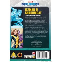Marvel Crisis Protocol: Iceman & Shadowcat - Atomic Mass Games -Les Amis Ludiques Soldes atomic mass games marvel crisis protocol iceman shadowcat 841333123277 2