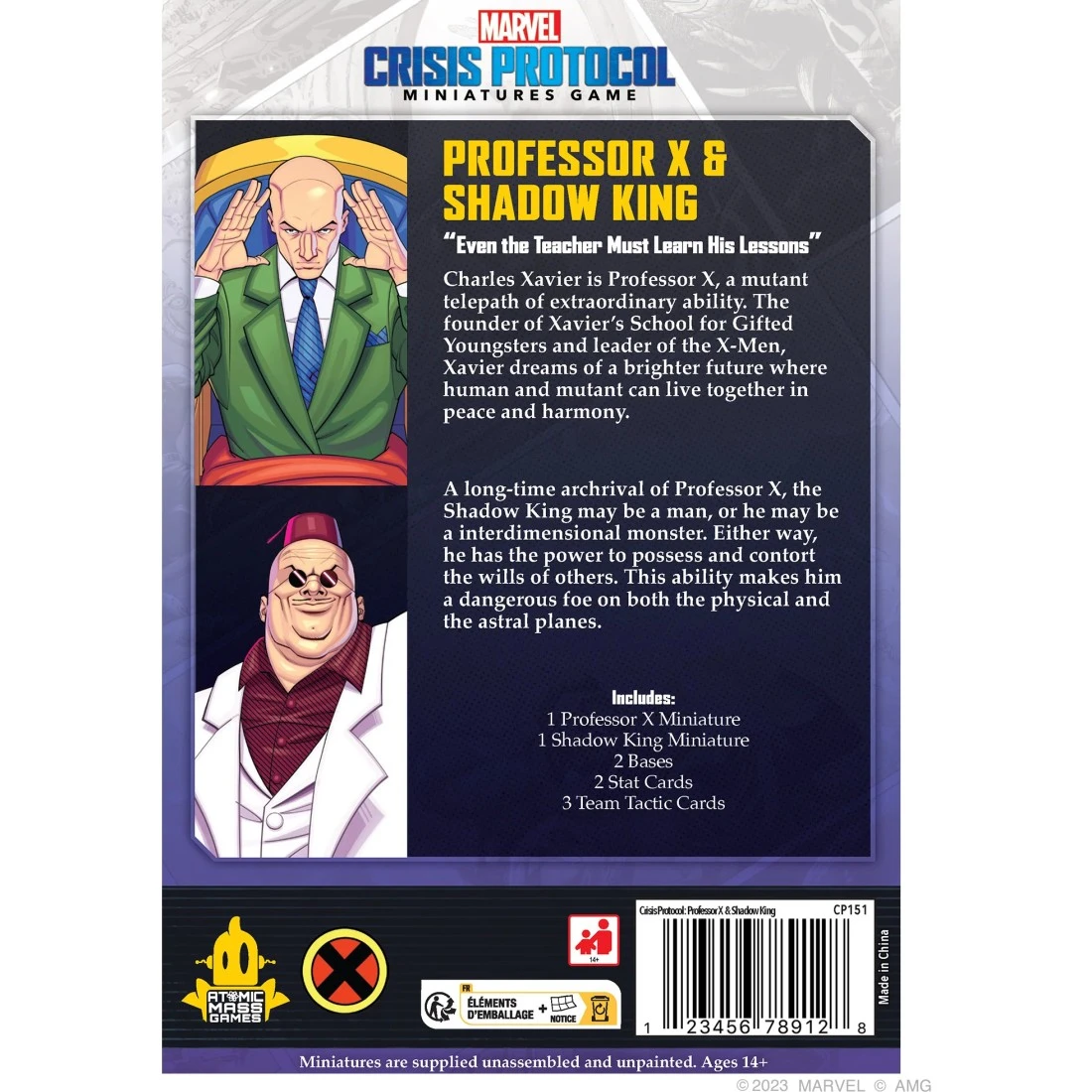 Professor X & Shadow King - Ext. Marvel Crisis Protocol - Atomic Mass Games 5 Professor X & Shadow King - Ext. Marvel Crisis Protocol - Atomic Mass Games – Image 3