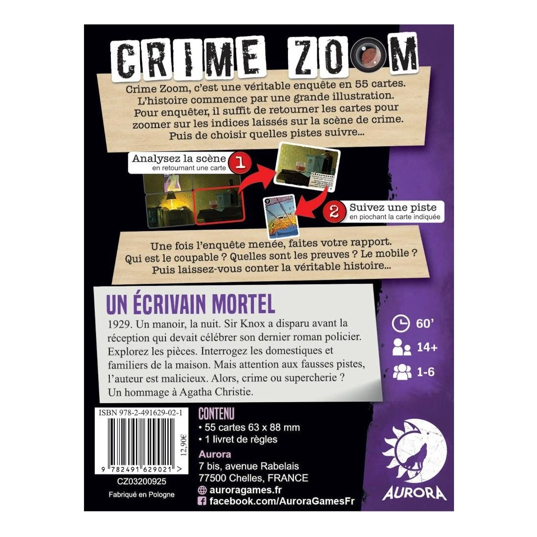 Crime Zoom - Un écrivain Mortel - Aurora 4 Crime Zoom - Un écrivain Mortel - Aurora – Image 2