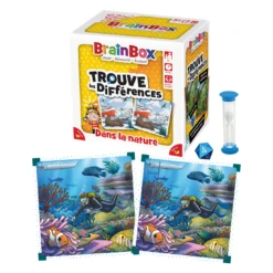 BrainBox : Trouve Les Différences : Dans La Nature - Bezzerwizzer -Les Amis Ludiques Soldes bezzerwizzer brainbox trouve les differences dans la nature 5025822133670 3
