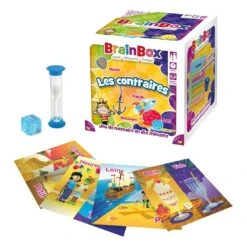 BrainBox : Les Contraires - Refresh - Bezzerwizzer Studio -Les Amis Ludiques Soldes bezzerwizzer studio brainbox les contraires refresh 5025822133281 5