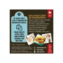 Enquetes Express : Dino Park - Blam Editions -Les Amis Ludiques Soldes blam editions enquetes express dino park 3770005767532 5