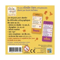 Orthodingo CE1 - Jeu Sur L'orthographe - Cocktail Games -Les Amis Ludiques Soldes cocktail games orthodingo ce1 jeu sur l orthographe 3760052142352 1