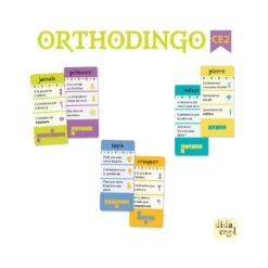 Orthodingo CE2 - Jeu Sur L'orthographe - Cocktail Games -Les Amis Ludiques Soldes cocktail games orthodingo ce2 jeu sur l orthographe 3760052143083 3