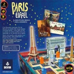 Paris : Ville Lumière - Eiffel - Devir -Les Amis Ludiques Soldes devir paris ville lumiere eiffel 3760175519345 3