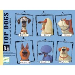 Jeu De Cartes - Top Dogs - DJ05099 - Djeco -Les Amis Ludiques Soldes djeco dj05099 jeu de cartes top dogs 3070900050990 2