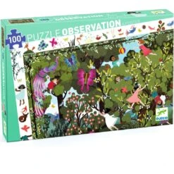 DJ07512 - Puzzle Observation - Jeux Au Jardin - 100 Pcs - Djeco