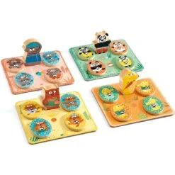 Jeu éducatif Bois - LudoPark - 4 Games - DJ01698 - Djeco -Les Amis Ludiques Soldes djeco jeu a ducatif bois ludopark 4 games dj01698 3070900016989 2