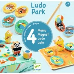 Jeu éducatif Bois - LudoPark - 4 Games - DJ01698 - Djeco -Les Amis Ludiques Soldes djeco jeu a ducatif bois ludopark 4 games dj01698 3070900016989 5