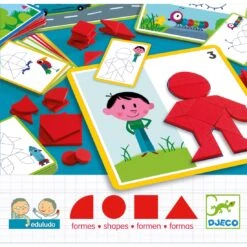 Jeu éducatif - Eduludo Formes - DJ08300 - Djeco -Les Amis Ludiques Soldes djeco jeu a ducatif eduludo formes dj08300 3070900083004 2