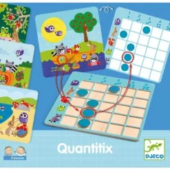 Jeu éducatif - Quantitix - DJ08358 - Djeco -Les Amis Ludiques Soldes djeco jeu a ducatif quantitix dj08358 3070900083585 2