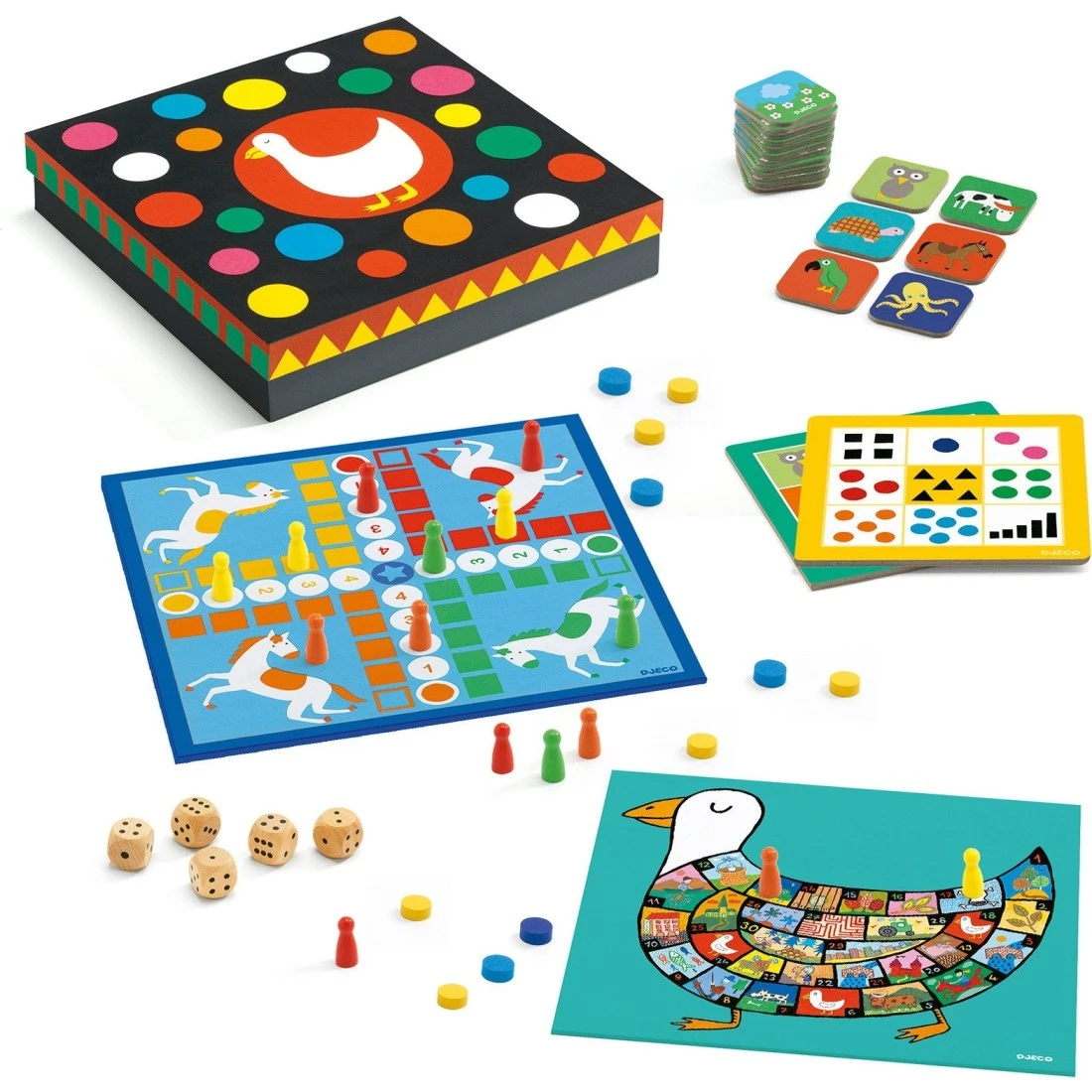 Jeu Classique - Classic Box 4+ - DJ05218 - Djeco 4 Jeu Classique - Classic Box 4+ - DJ05218 - Djeco – Image 2