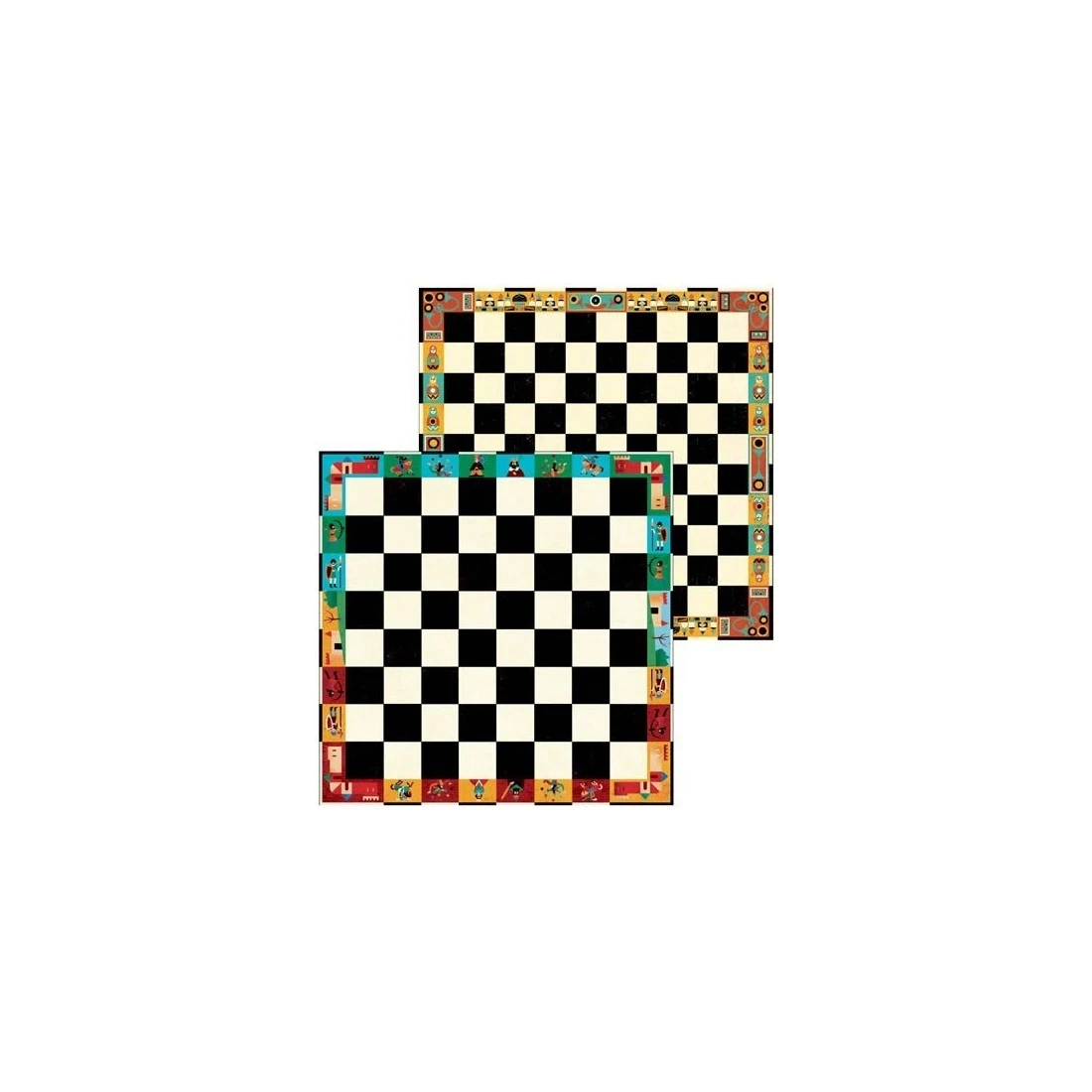 Jeu D'échecs Et Dames En Bois - Djeco 4 Jeu D'échecs Et Dames En Bois - Djeco – Image 2