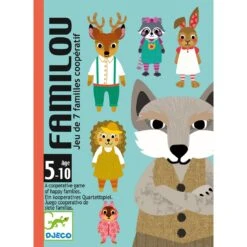 Jeu De 7 Familles Coopératif : Familou - Djeco -Les Amis Ludiques Soldes djeco jeu de 7 familles cooperatif familou 3070900051034 2