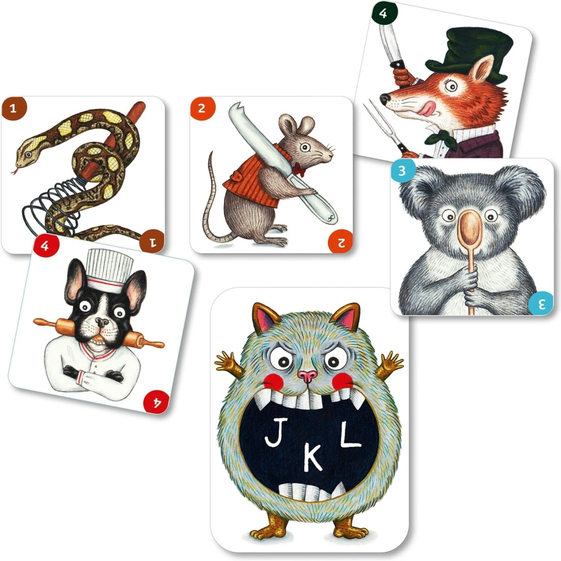 Jeu De Cartes : Abc Miam - Djeco 4 Jeu De Cartes : Abc Miam - Djeco – Image 2