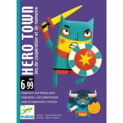 Jeu De Coopération Et De Mémoire : Hero Town - Djeco -Les Amis Ludiques Soldes djeco jeu de cooperation et de memoire hero town 3070900051430 3