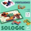 Jeu De Patience Pentanimo - Djeco -Les Amis Ludiques Soldes djeco jeu de patience pentanimo 3070900085787