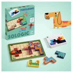 Jeu De Patience Pentanimo - Djeco -Les Amis Ludiques Soldes djeco jeu de patience pentanimo 3070900085787 2