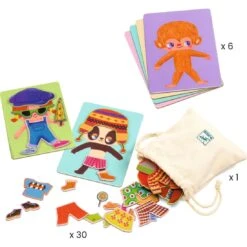 Jeux Ã©ducatifs Bingo - Je M'habille - DJ08190 - Djeco