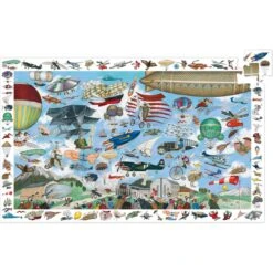 Puzzle 200 Pièces : Puzzle Observation : Aéro Club - Djeco -Les Amis Ludiques Soldes djeco puzzle 200 pieces puzzle observation aero club 3070900074514 2