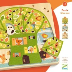 Puzzle - 3 Niveaux - Cabane Dans Les Arbres - Djeco -Les Amis Ludiques Soldes djeco puzzle 3 niveaux cabane dans les arbres 3070900014817 5