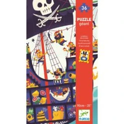 Puzzle Geant : Le Bateau Des Pirates – 36 Pièces - Djeco