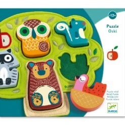 Puzzle Relief Oski Pour Les Petits De - Djeco -Les Amis Ludiques Soldes djeco puzzle relief oski pour les petits de 3070900010390 2