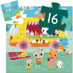 Puzzle Silhouette - Le Glacier- 16 Pièces - Djeco -Les Amis Ludiques Soldes djeco puzzle silhouette le glacier 16 pieces 3070900072640 1