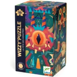Wizzy Puzzle - La Fête Des Monstres - 50 Pièces - Djeco