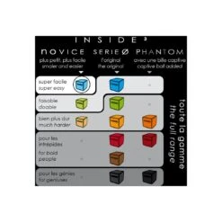 Inside Ze Cube - Mean Phantom : Orange - Casse-têtes -Les Amis Ludiques Soldes doug solutions inside ze cube mean phantom orange 3760032260649 3