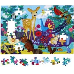 Puzzle - La Vie Sur Terre - 100 Pièces - Eeboo -Les Amis Ludiques Soldes eeboo puzzle la vie sur terre 100 pieces 689196503948 2