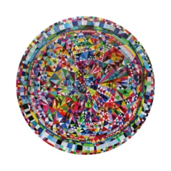 Puzzle Rond 500 Pièces : Motif Triangulaire - Eeboo