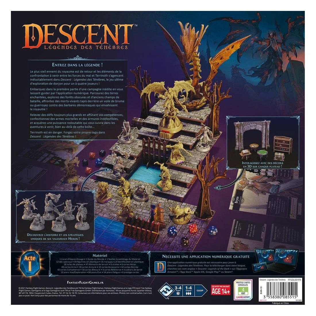 Descent : Légendes Des Ténèbres - Fantasy Flight Games 4 Descent : Légendes Des Ténèbres - Fantasy Flight Games – Image 2