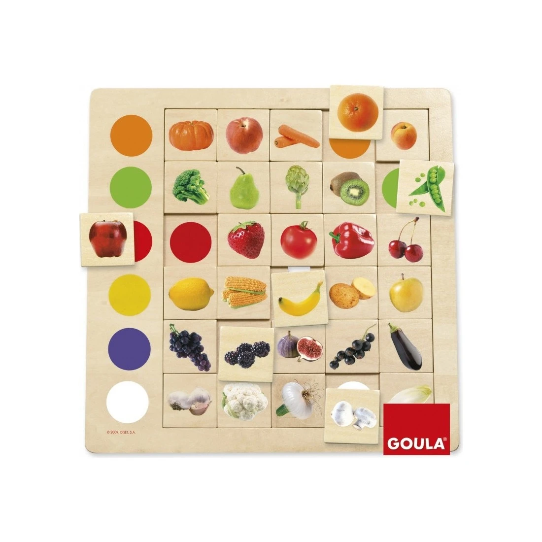 Jeu éducatif Association Couleurs-fruits - Goula 3 Jeu éducatif Association Couleurs-fruits - Goula