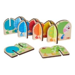 Jeu à Enficher - Petite Chenille - Haba -Les Amis Ludiques Soldes haba jeu a enficher petite chenille 4010168212074 1