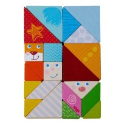 Jeu D'assemblage Tangram-Mix Multicolore - Haba -Les Amis Ludiques Soldes haba jeu d assemblage tangram mix multicolore 4010168253305 2