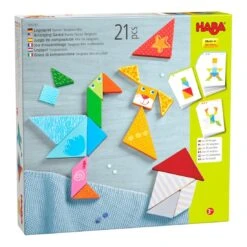 Jeu D'assemblage Tangram-Mix Multicolore - Haba