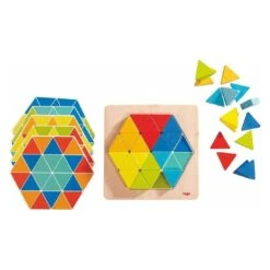 Jeu D'Assemblage - Triangles Magiques - Haba -Les Amis Ludiques Soldes haba jeu d assemblage triangles magiques 4010168216782 2