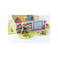 Mes Premiers Jeux : Théo Le Pompier - Dès 2 Ans - Haba -Les Amis Ludiques Soldes haba mes premiers jeux theo le pompier des 2 ans 4010168235530 4