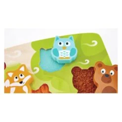 Puzzle Tactile, Les Animaux De La Forêt - Hape -Les Amis Ludiques Soldes hape puzzle tactile les animaux de la foret 6943478018716 2