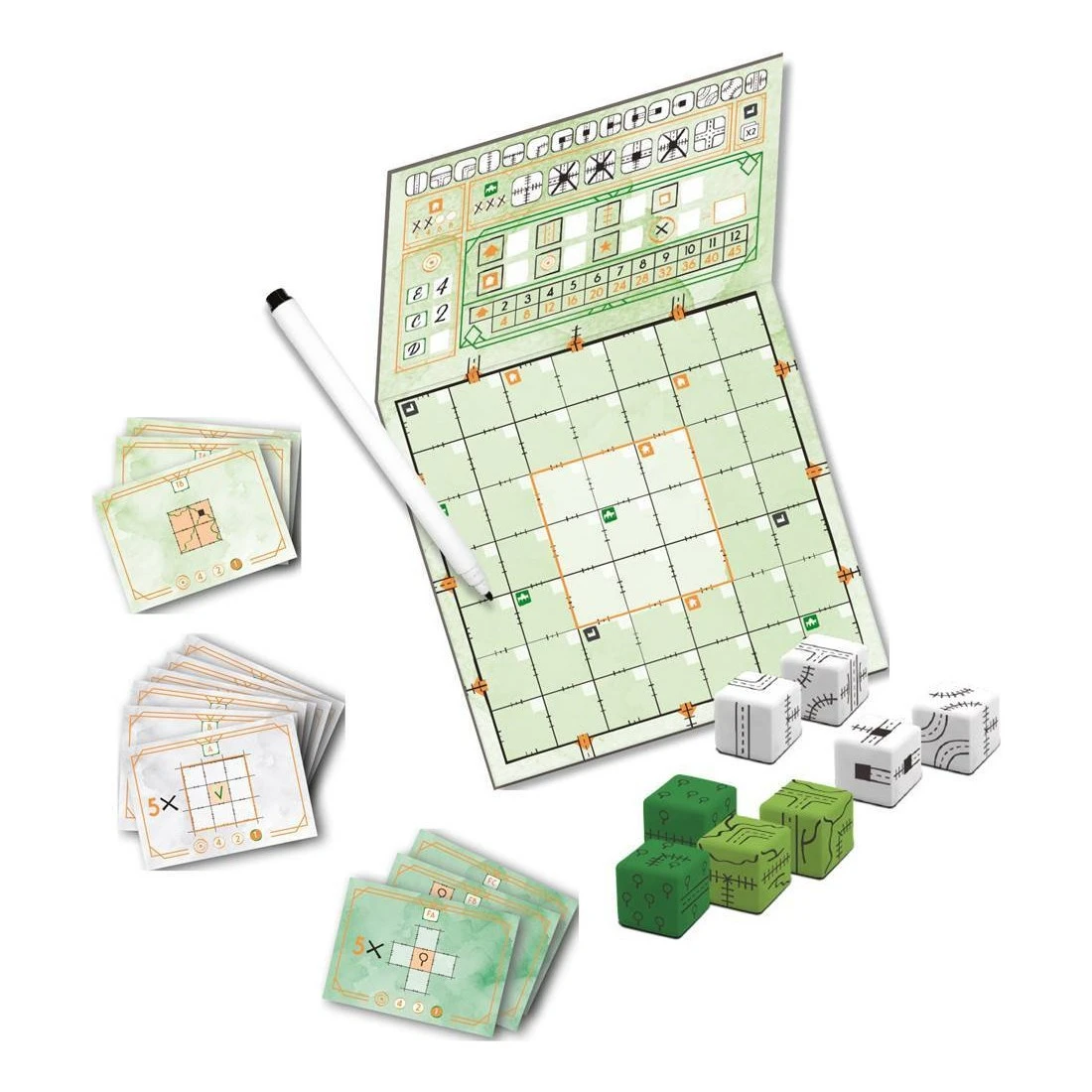 Iello Railroad Ink Challenge - Vert - Horrible Guild 4 Iello Railroad Ink Challenge - Vert - Horrible Guild – Image 2