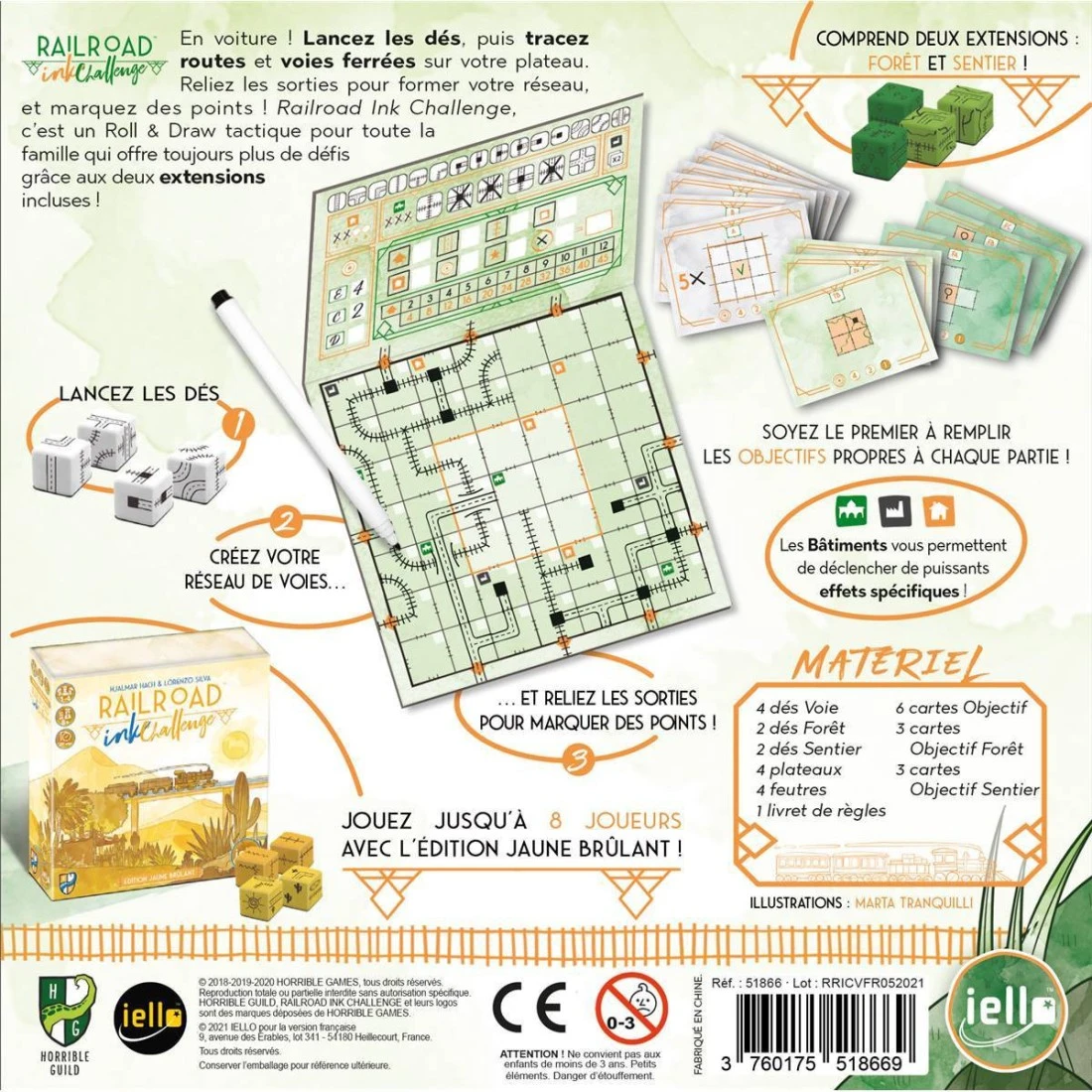 Iello Railroad Ink Challenge - Vert - Horrible Guild 6 Iello Railroad Ink Challenge - Vert - Horrible Guild – Image 4