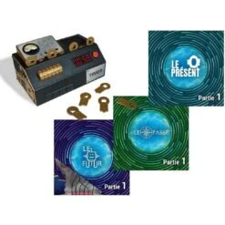 Escape Room - Le Jeu Familial N°2 - Le Voyage Dans Le Temps - Identity Games -Les Amis Ludiques Soldes identity games escape room le jeu familial n 2 le voyage dans le temps 3760096465233 2