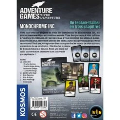Adventure Games : Monochrome & Cie. - Iello -Les Amis Ludiques Soldes iello adventure games monochrome cie 9782955227343 2